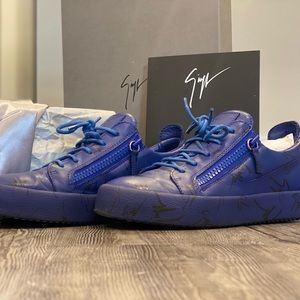 Giuseppe Zanotti Blue The Signature Sneakers